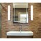 Westinghouse Fixture Wall LED Dimmable 25W Clear Temp Slct Brshd Nkl Crvd White Frosted Shade 6112100 - alternate 8